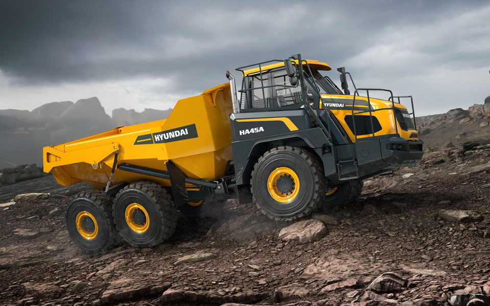 Hyundai ADT op helling