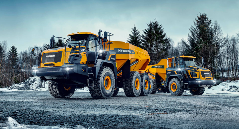 Hyundai HA45A & HA30A knikdumpers