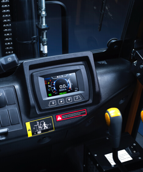 HD Hyundai Electric Forklift Cab Digital Display