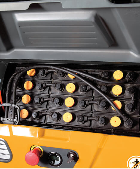 12-16-20ES-X Hyundai Material Handling Pallet Stacker - Battery
