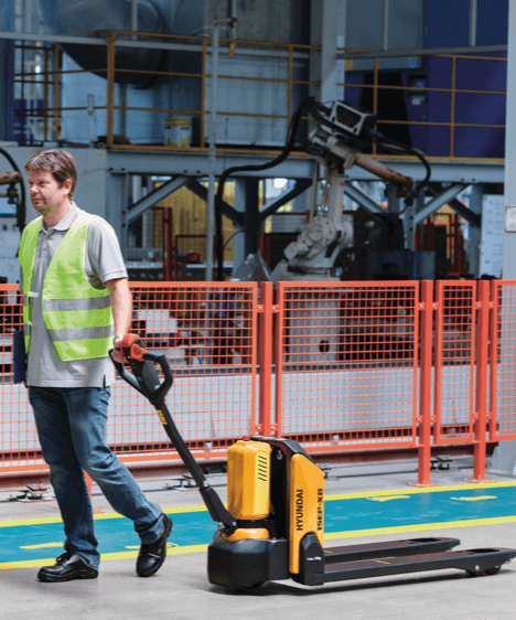 Hyundai Material Handling 12-15-20EP-XB Pallet Truck Warehouse