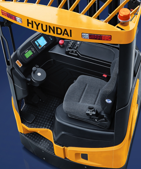 20BR-J Hyundai Material Handling Reach Truck Hero Cab