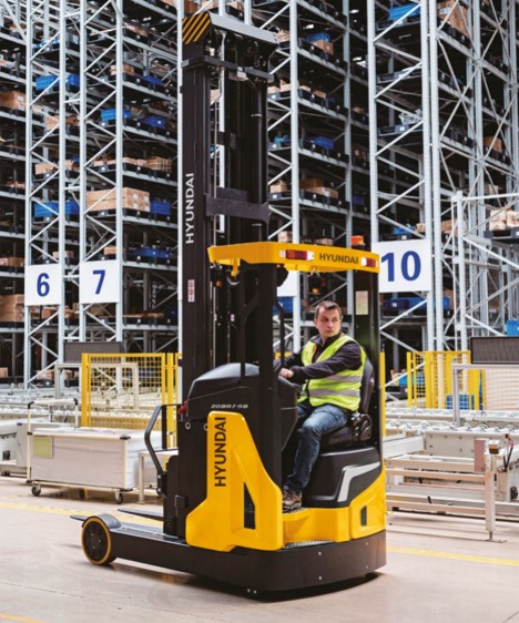 Hyundai 20BRJ  Reach Truck Warehouse Operation No Operator